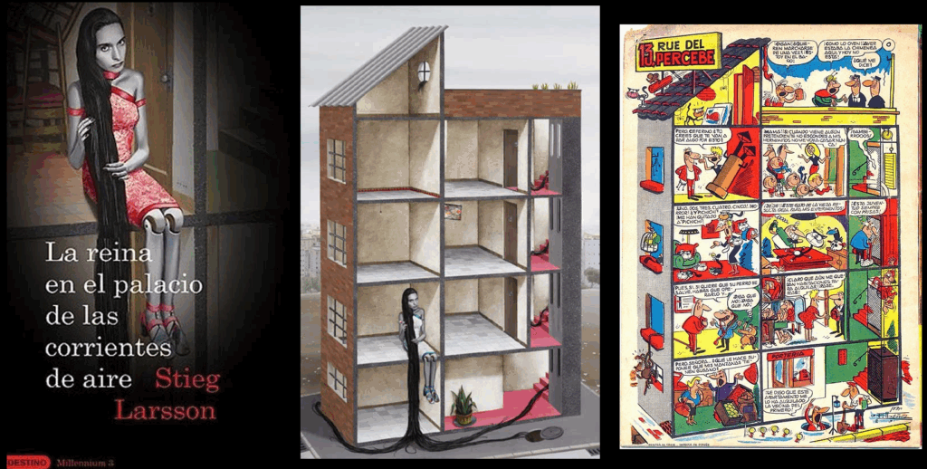 13 sweet home, la ilustración de Millenium inspirada en 13 Rue del Percebe